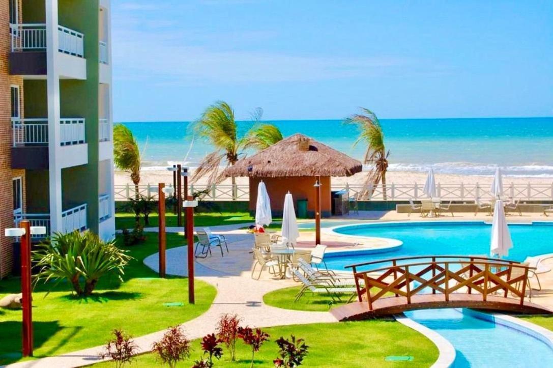Terramaris - Aptos Vista Mar, Pe Na Areia, Vizinho Ao B Park อากีราซ ภายนอก รูปภาพ